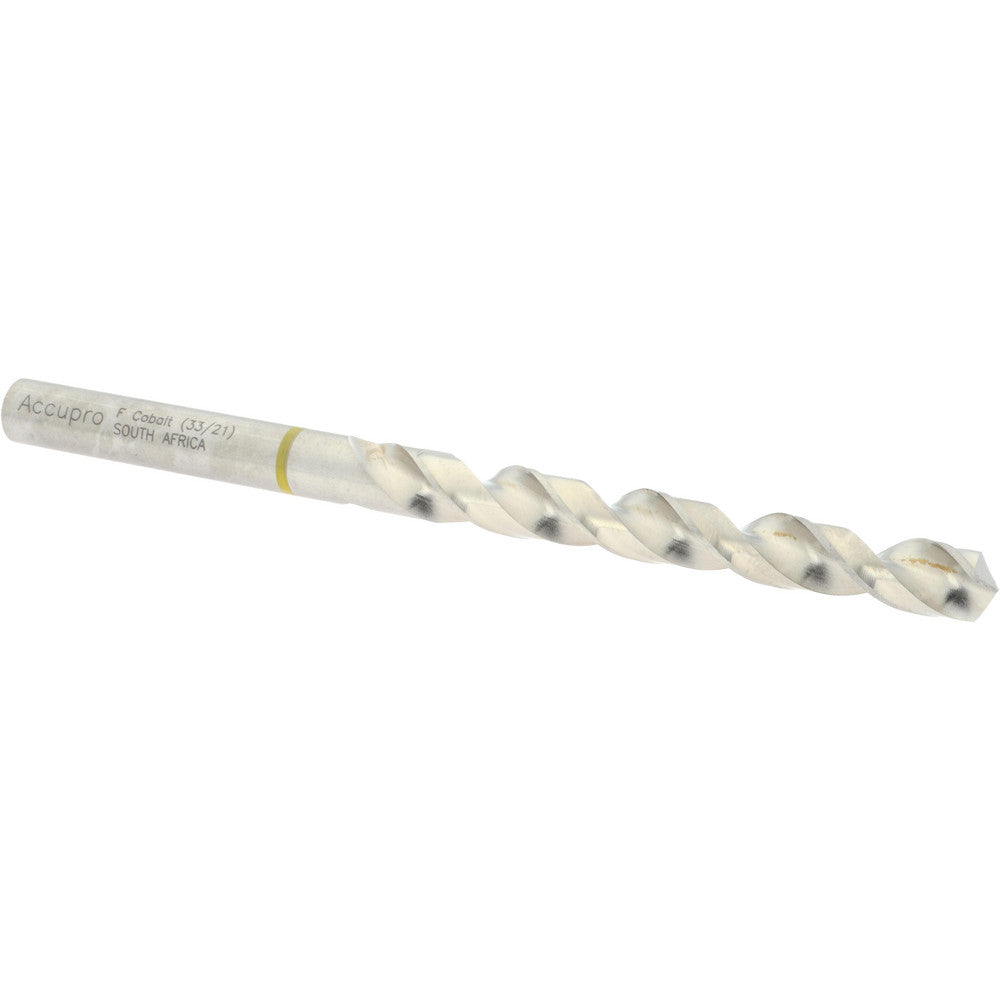 Accupro 1AQ0653-AC Jobber Length Drill Bit Letter F, 130 &deg, Vanadium High Speed Steel