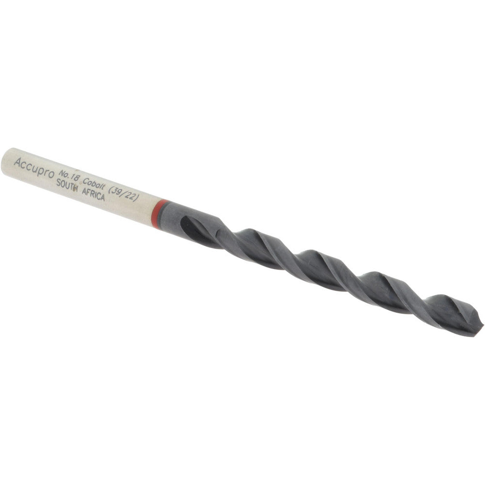 Accupro 1R50431-AC Jobber Length Drill Bit #18, 135 &deg, Cobalt