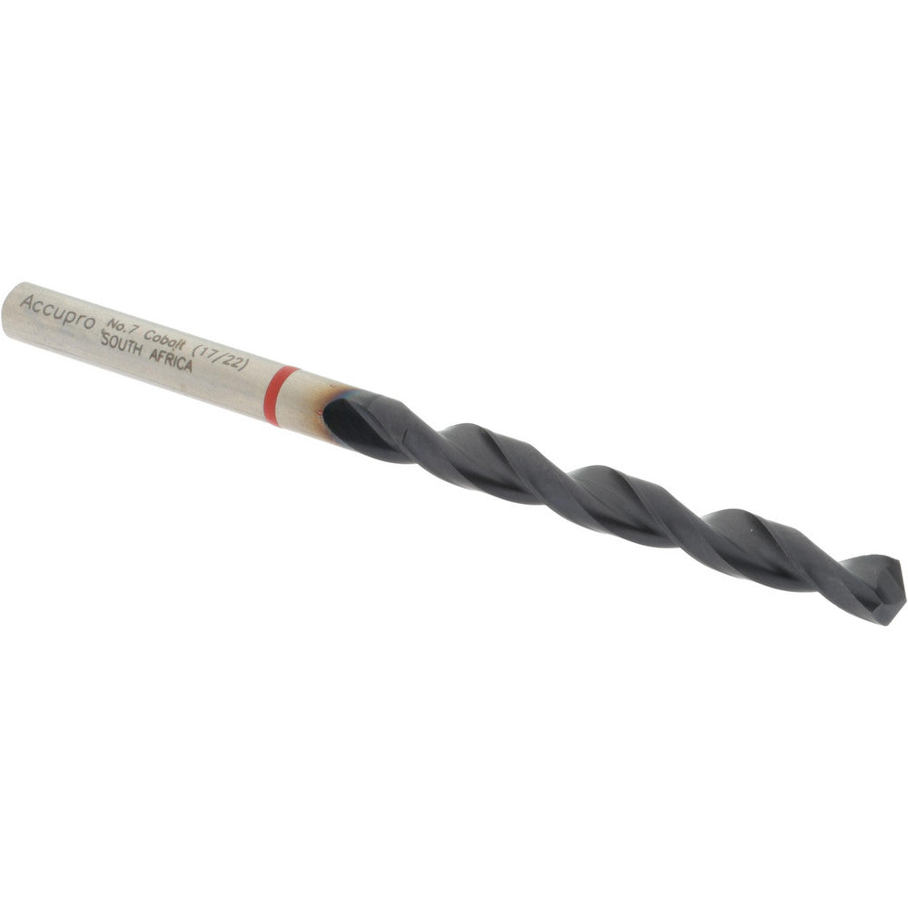 Accupro 1R50511-AC Jobber Length Drill Bit #7, 135 &deg, Cobalt