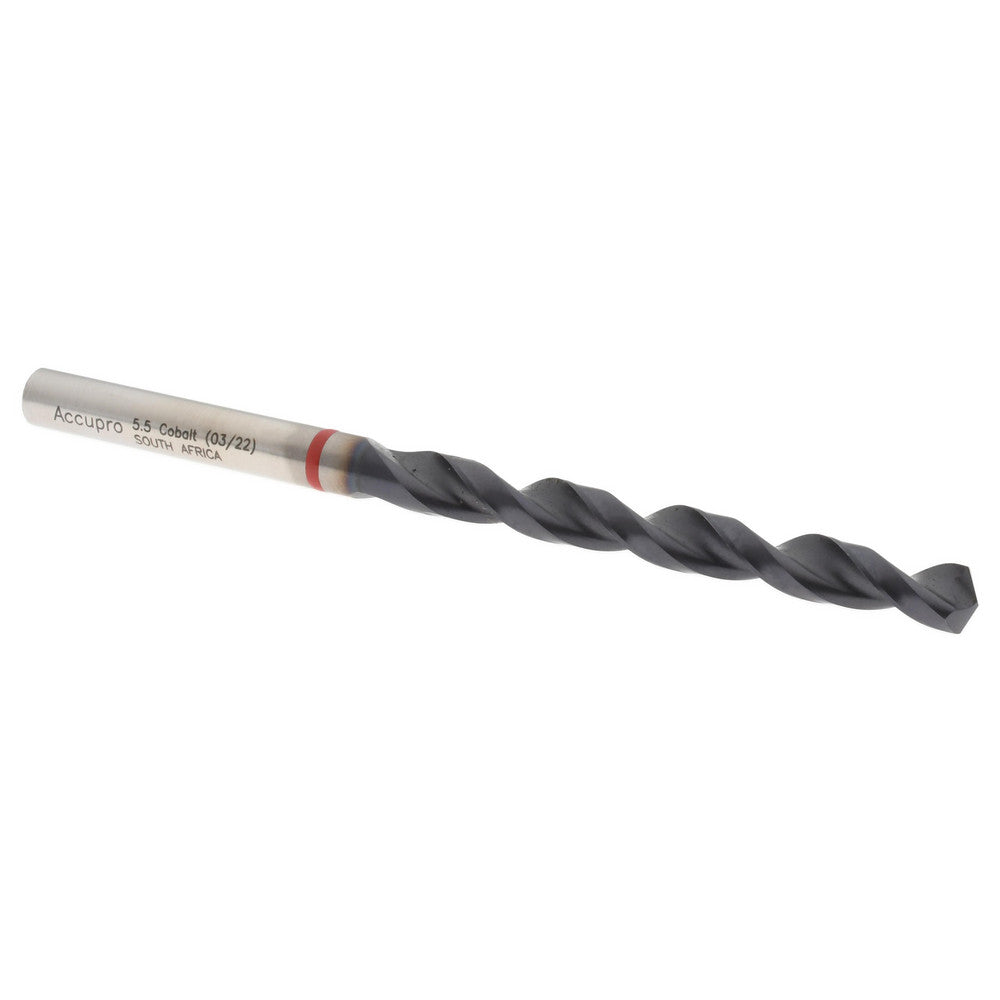 Accupro 1R50550-AC Jobber Length Drill Bit 5.5 mm Dia, 135 &deg, Cobalt