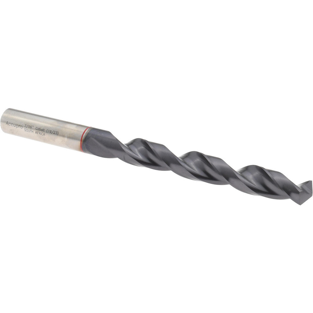 Accupro 1R51111-AC Jobber Drill 7/16" Dia, 135 deg Point, Cobalt