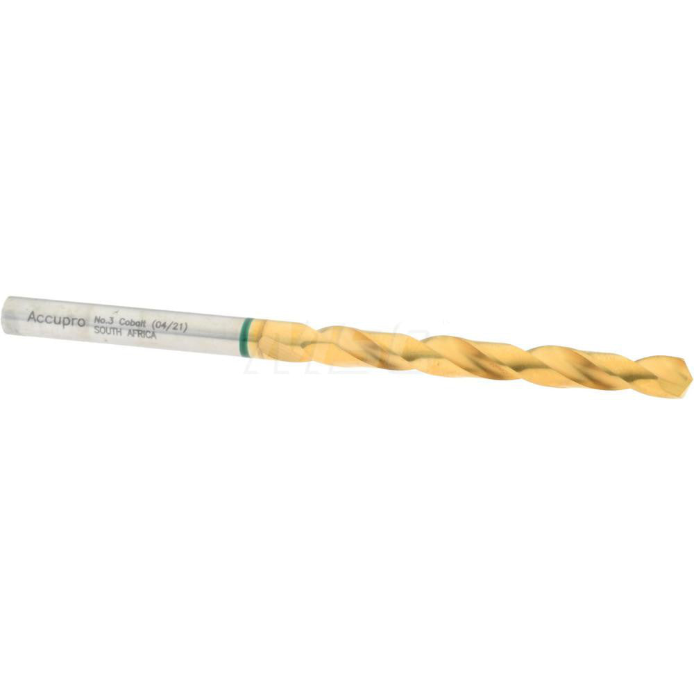 Accupro 1G70541-AC Jobber Length Drill Bit #3, 135 &deg, Cobalt
