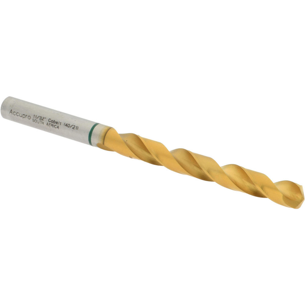 Accupro 1G70873-AC Jobber Length Drill Bit 11/32" Dia, 135 &deg, Cobalt