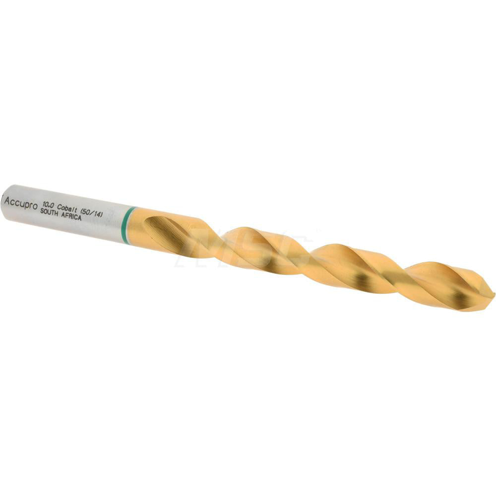 Accupro 1G71000-AC Jobber Length Drill Bit 10 mm Dia, 135 &deg, Cobalt