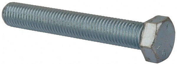 Nucor Fastener Indiana 1006968 Hex Head Cap Screw 3/4-10 x 5", Grade 5 Steel, Zinc-Plated