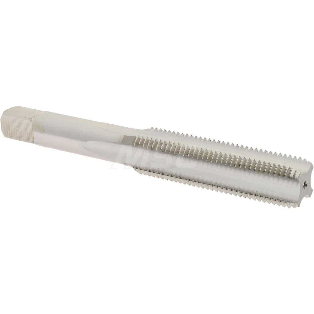 Hertel K027770AS Straight Flute Tap M12x1.25 Metric Fine, 4 Flute, Bottoming Chamfer, High-Speed Steel, Bright/Uncoated Finish
