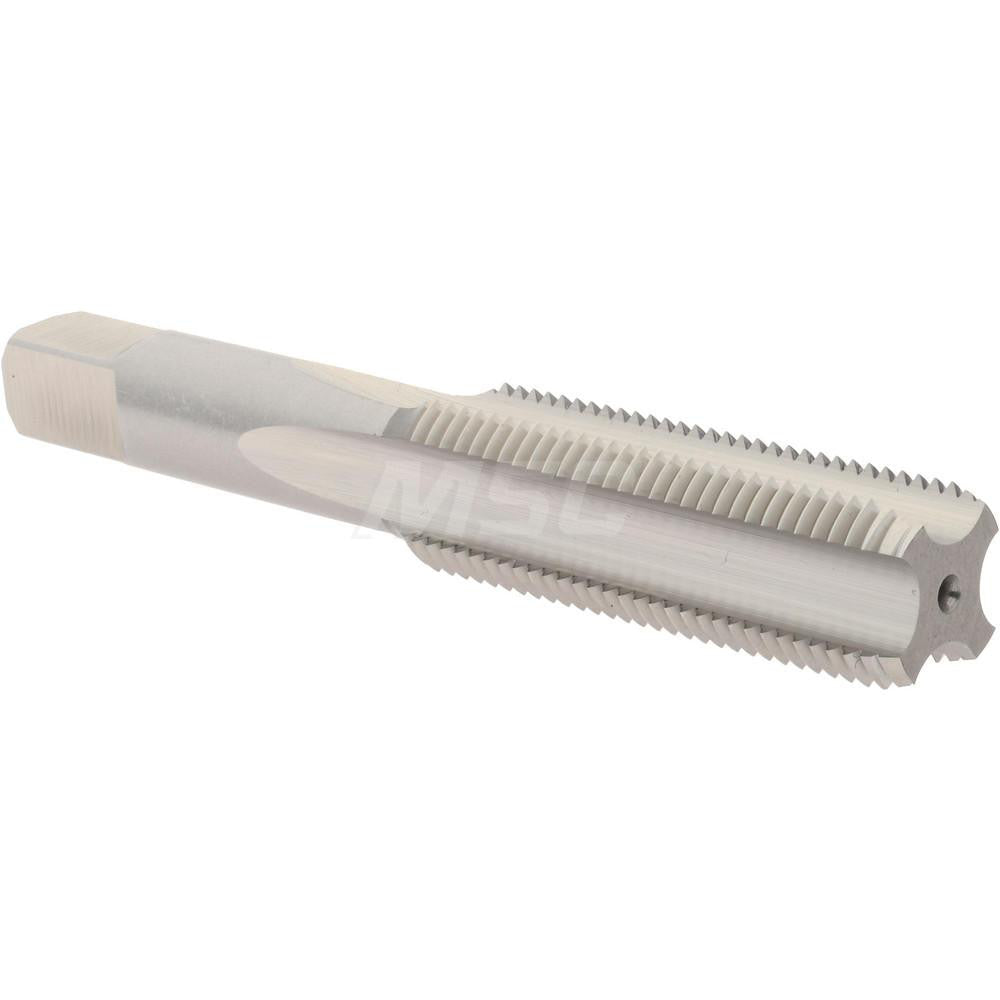 Hertel K027786AS Straight Flute Tap M16x1.5 Metric Fine, 4 Flute, Bottoming Chamfer, High-Speed Steel, Bright/Uncoated Finish