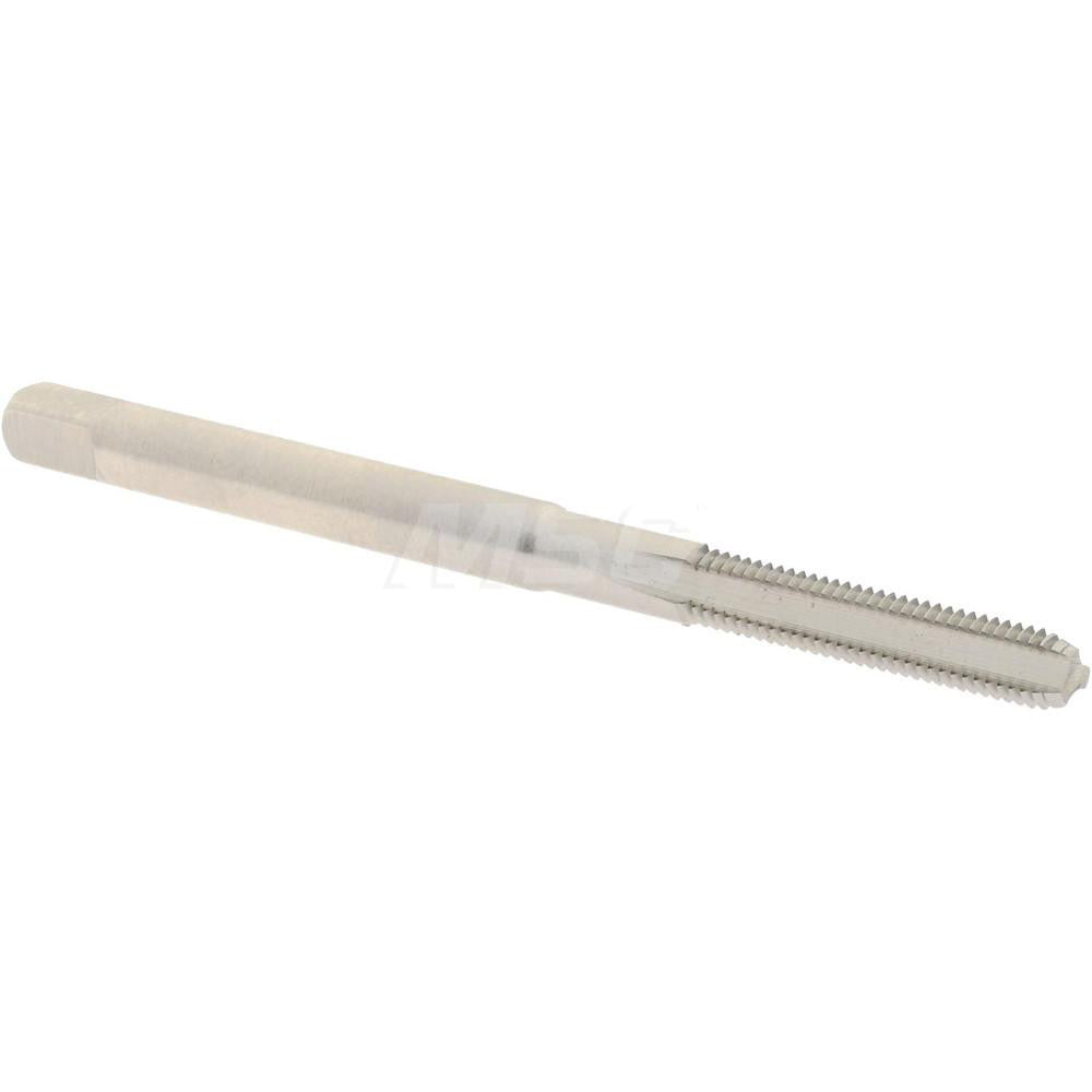 Hertel K027722AS Straight Flute Tap M3x0.5 Metric Coarse, 3 Flute, Bottoming Chamfer, 6H Class of Fit, High-Speed Steel, Bright/Uncoated Finish