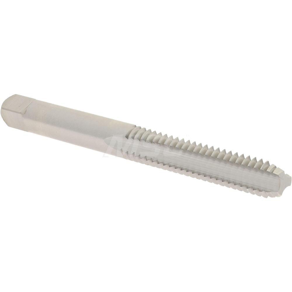 Hertel K008323AS Straight Flute Tap 1/4-20 UNC, 3 Flute, Bottoming Chamfer, 3B Class of Fit, High-Speed Steel, Bright/Uncoated Finish