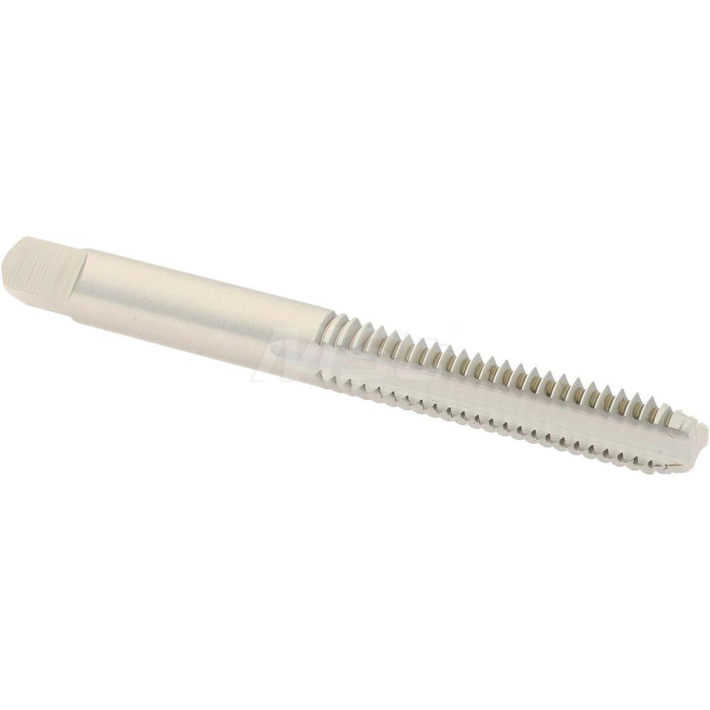 Hertel K008255AS Straight Flute Tap 1/4-20 UNC, 3 Flute, Bottoming Chamfer, 2B Class of Fit, High-Speed Steel, Bright/Uncoated Finish