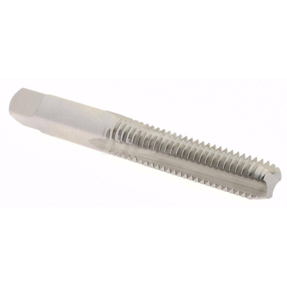 Hertel K011093AS Straight Flute Tap 3/8-16 UNC, 3 Flute, Bottoming Chamfer, 2B Class of Fit, High-Speed Steel, Bright/Uncoated Finish