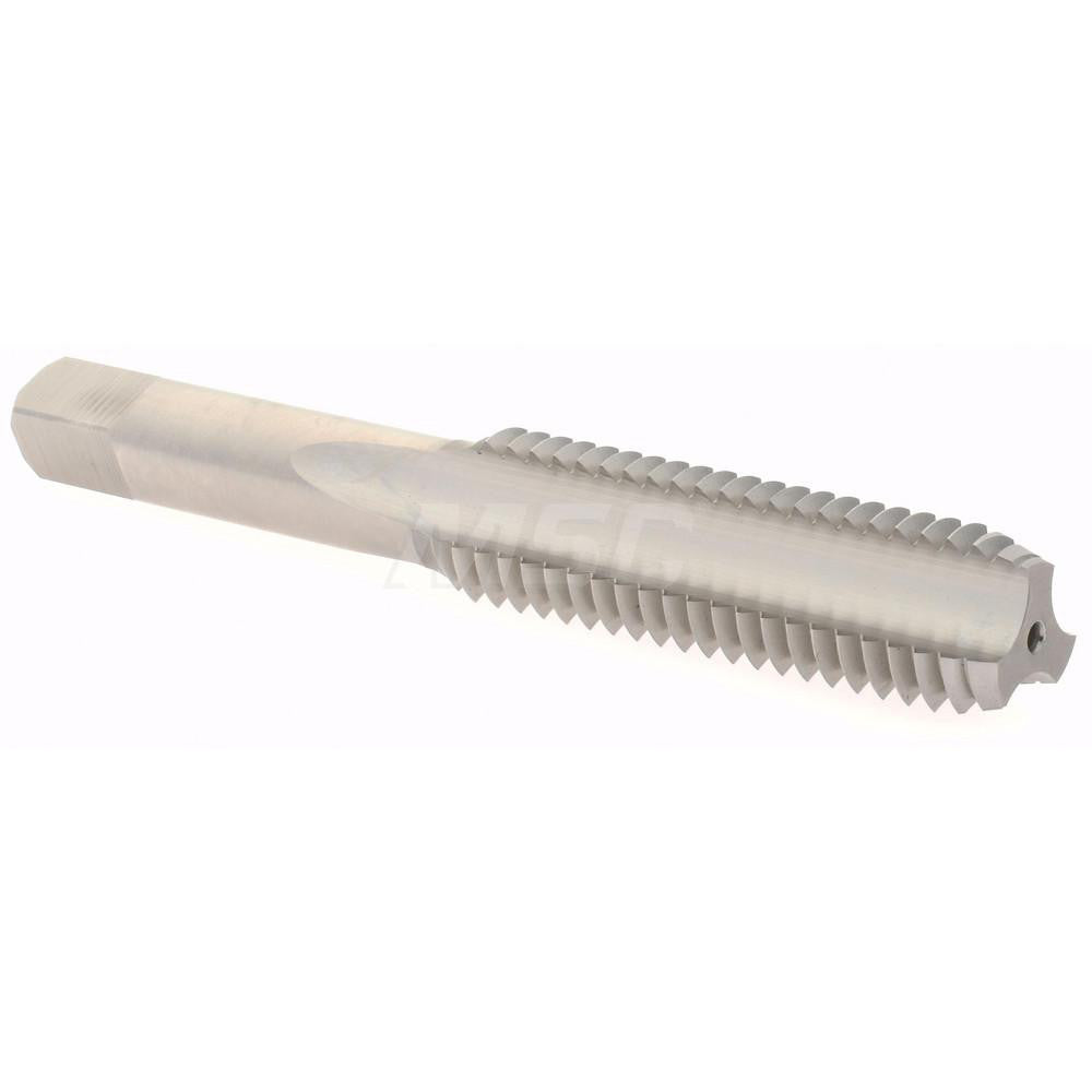 Hertel K008511AS Straight Flute Tap 1/2-13 UNC, 3 Flute, Bottoming Chamfer, 3B Class of Fit, High-Speed Steel, Bright/Uncoated Finish