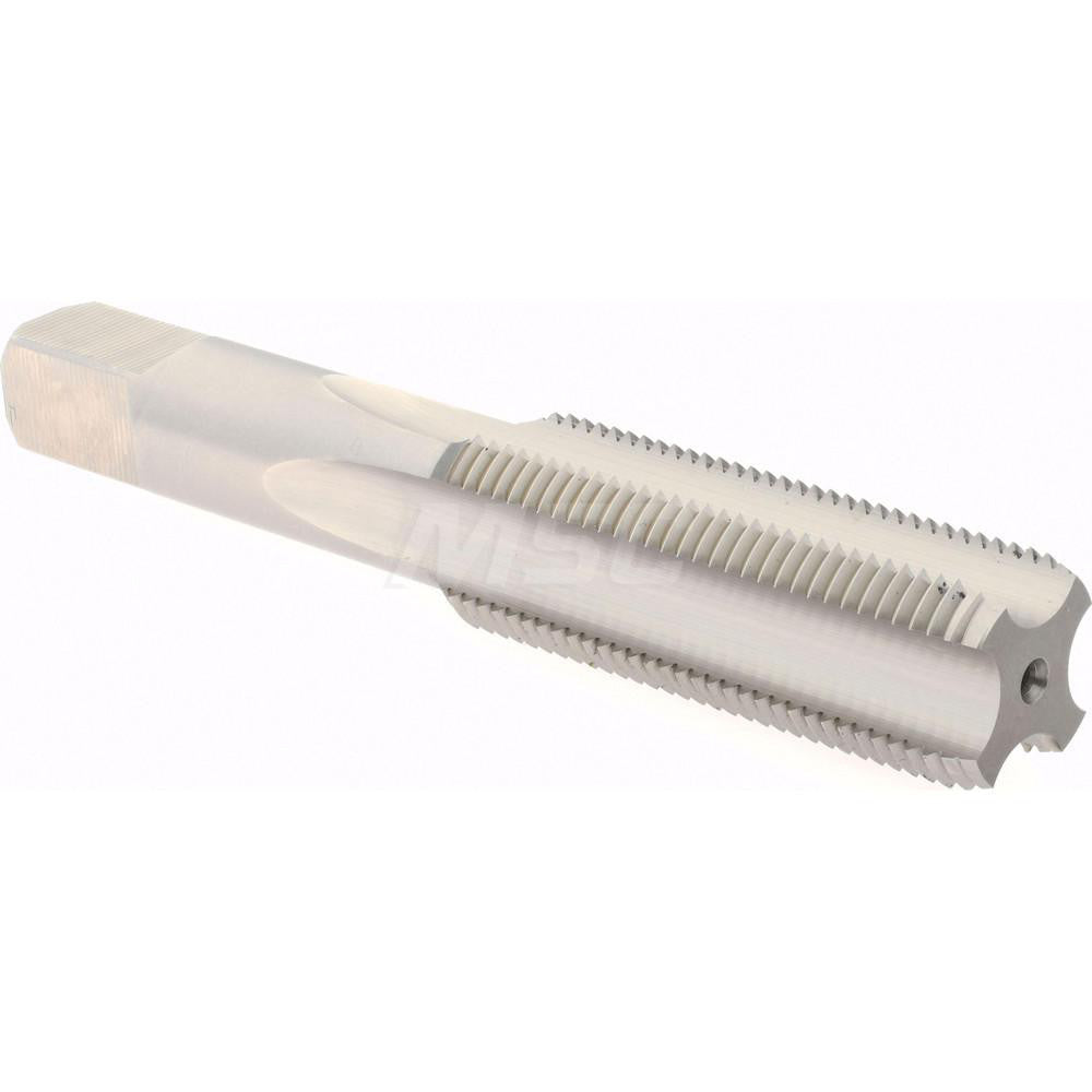 Hertel K008611AS Straight Flute Tap 3/4-16 UNF, 4 Flute, Bottoming Chamfer, 2B Class of Fit, High-Speed Steel, Bright/Uncoated Finish