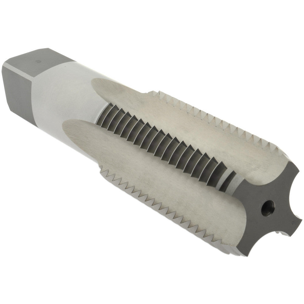 Hertel K008686AS Straight Flute Tap 1-1/2-6 UNC, 4 Flute, Bottoming Chamfer, 3B Class of Fit, High-Speed Steel, Bright/Uncoated Finish