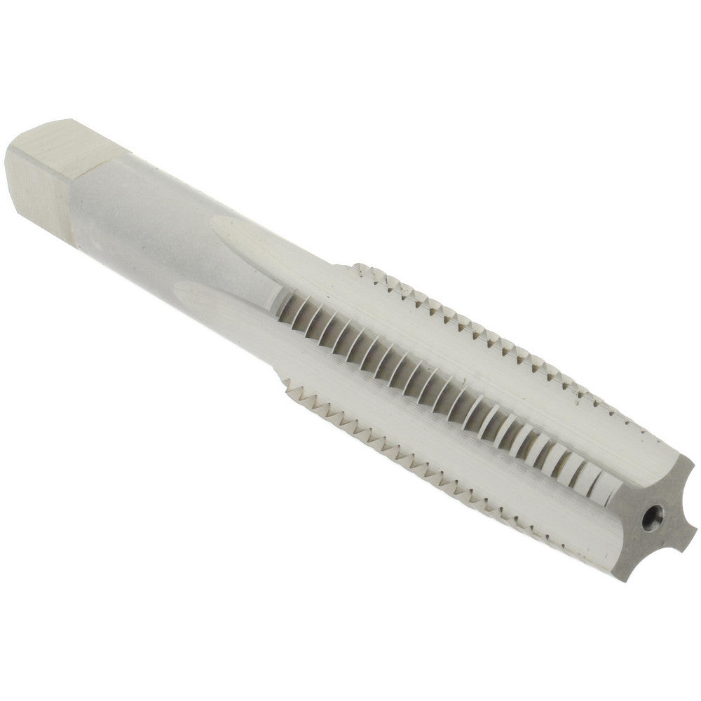 Hertel K027772AS Straight Flute Tap M14x2 Metric Coarse, 4 Flute, Taper Chamfer, 6H Class of Fit, High-Speed Steel, Bright/Uncoated Finish