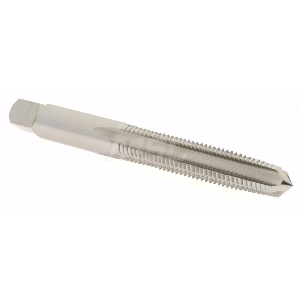 Hertel K008408AS Straight Flute Tap 5/16-24 UNF, 4 Flute, Taper Chamfer, 3B Class of Fit, High-Speed Steel, Bright/Uncoated Finish