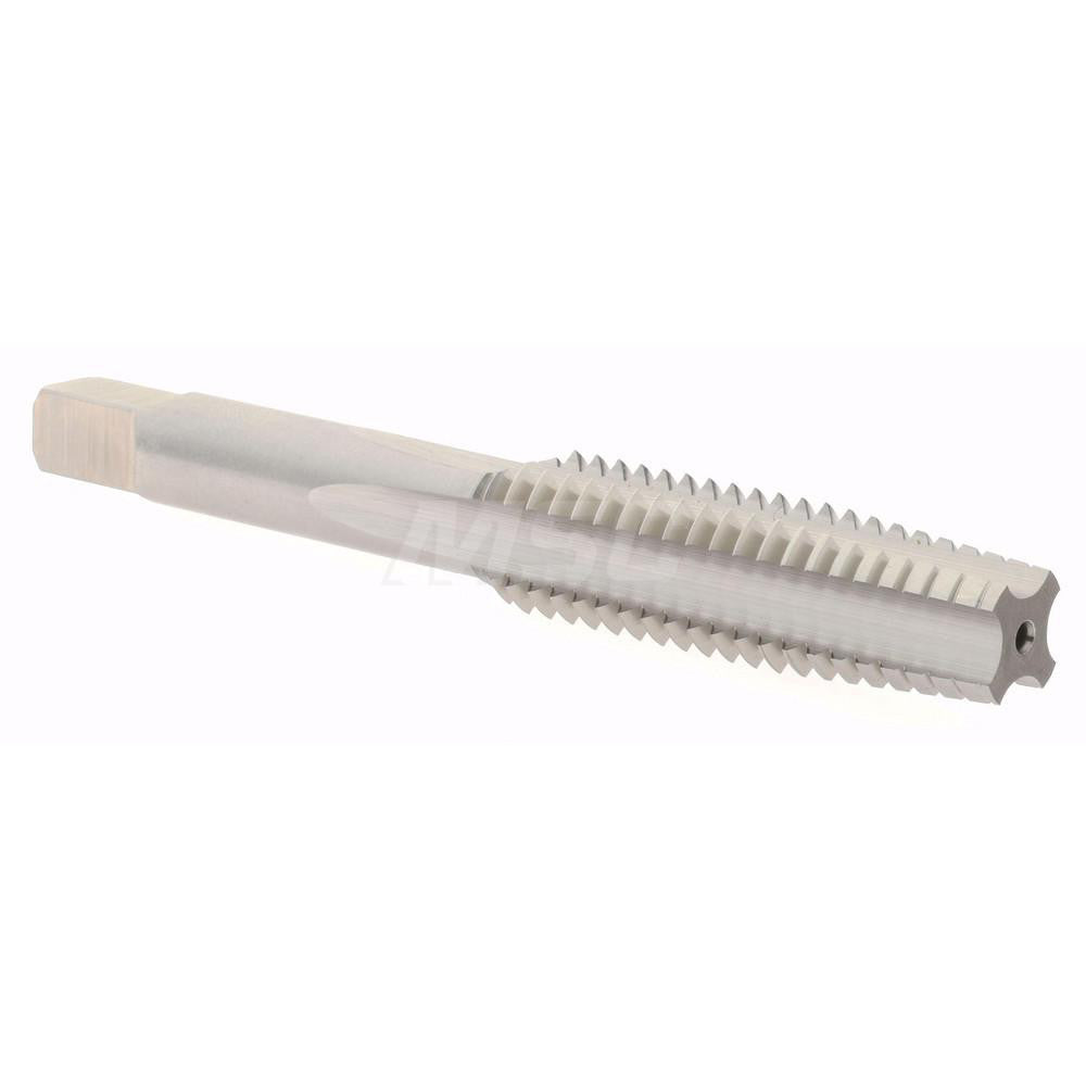 Hertel K008476AS Straight Flute Tap 7/16-14 UNC, 4 Flute, Taper Chamfer, High-Speed Steel, Bright/Uncoated Finish