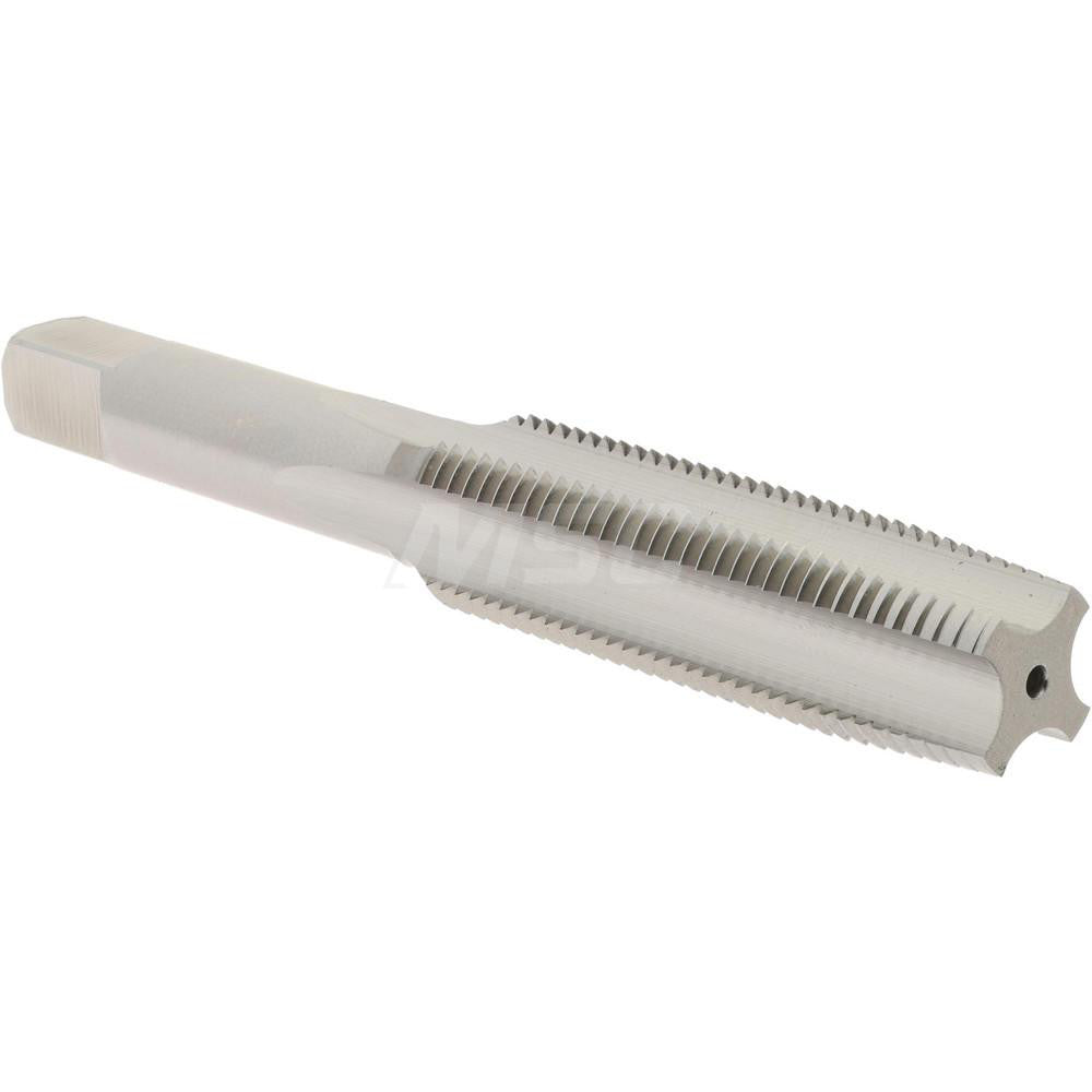 Hertel K008529AS Straight Flute Tap 1/2-20 UNF, 4 Flute, Taper Chamfer, 3B Class of Fit, High-Speed Steel, Bright/Uncoated Finish