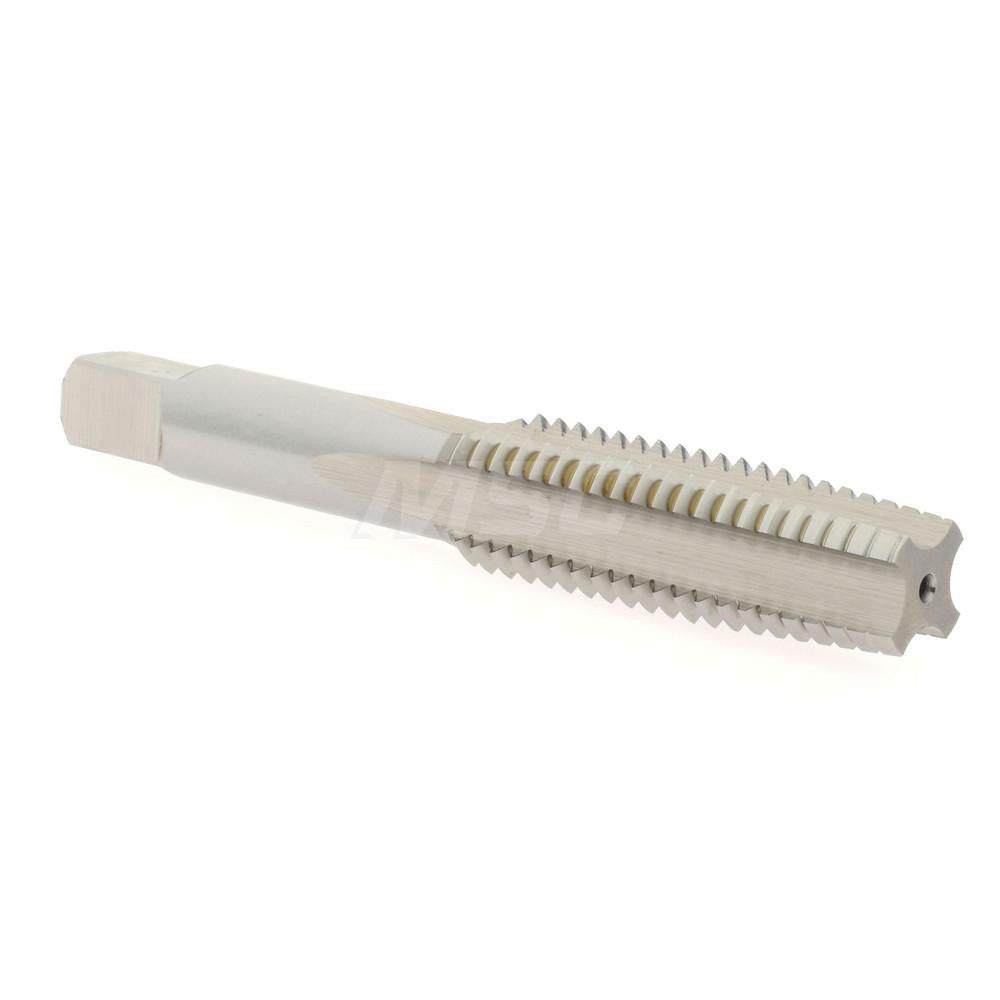 Hertel K008544AS Straight Flute Tap 9/16-12 UNC, 4 Flute, Taper Chamfer, High-Speed Steel, Bright/Uncoated Finish