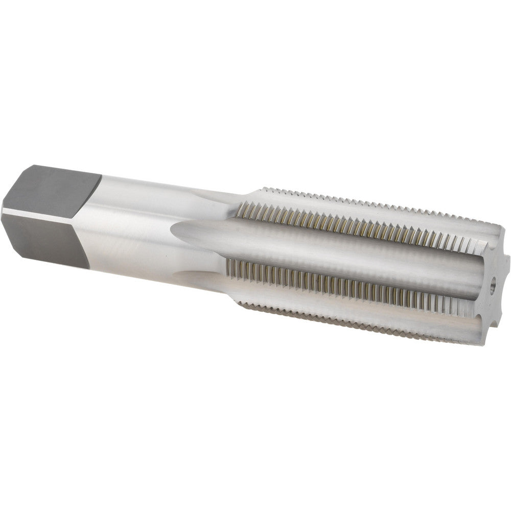 Hertel K008690AS Straight Flute Tap 1-1/2-12 UNF, 6 Flute, Taper Chamfer, 3B Class of Fit, High-Speed Steel, Bright/Uncoated Finish