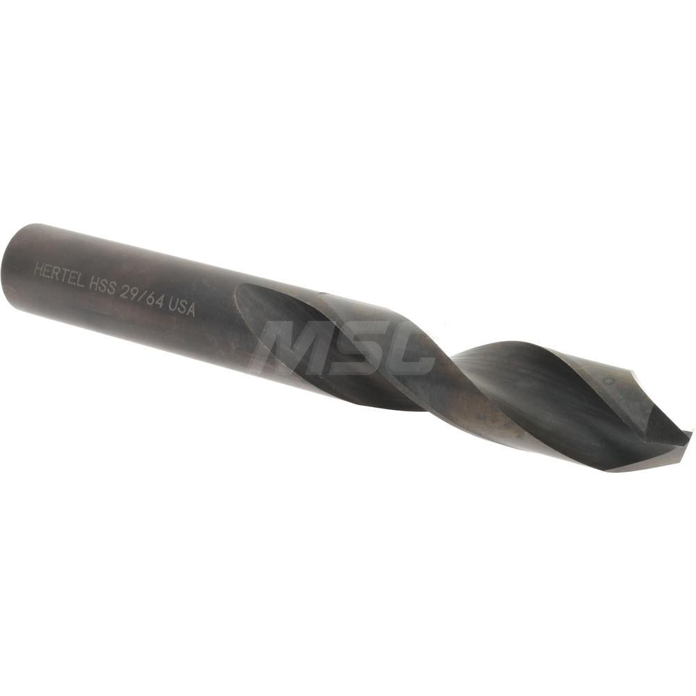 Hertel 2386050 Screw Machine Length Drill Bit 29/64" (0.4531) Dia, 135 deg, HSS