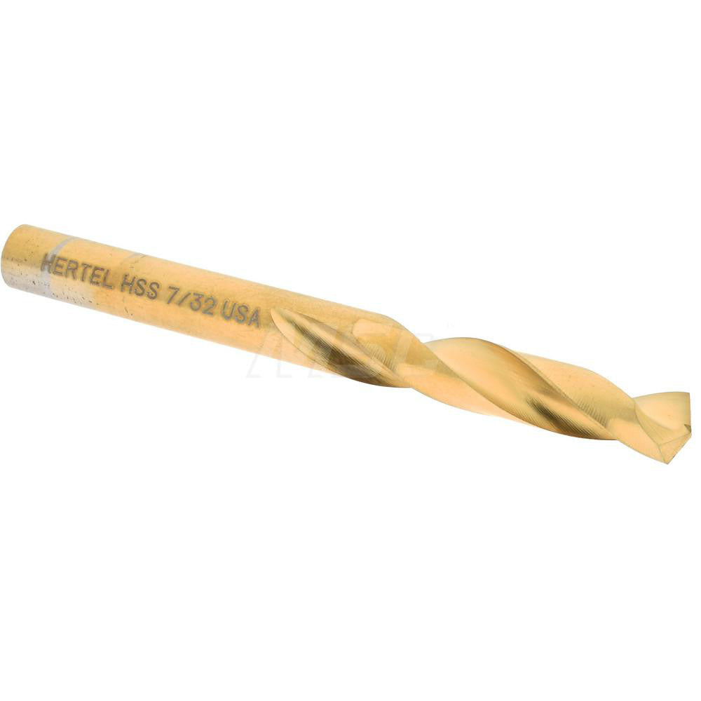 Hertel 2386779 Screw Machine Length Drill Bit 7/32" (0.2188) Dia, 135 deg, HSS