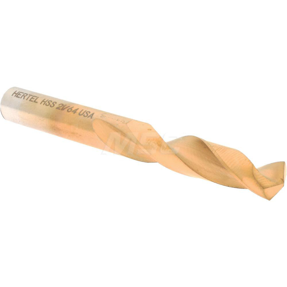 Hertel 2386845 Screw Machine Length Drill Bit 21/64" (0.3281) Dia, 135 deg, HSS