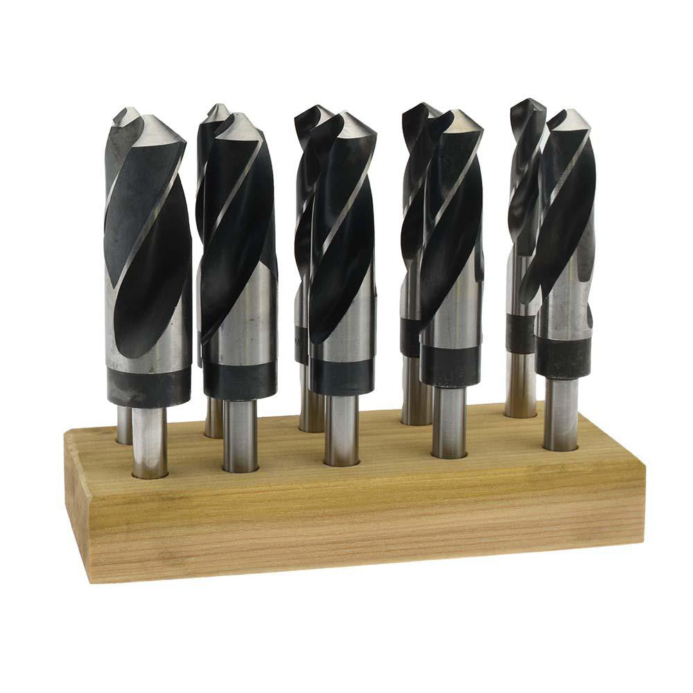 Hertel 303SJ Drill Bit Set Reduced Shank Drill Bits, 118 &deg, High Speed Steel
