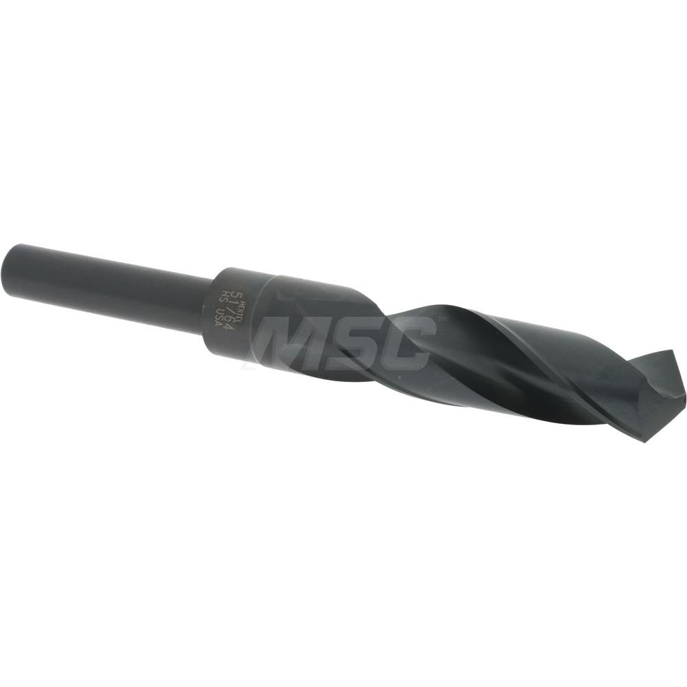 Hertel 02387819 Reduced Shank Drill Bit 51/64'' Dia, 1/2'' Shank Dia, 118 °, High Speed Steel