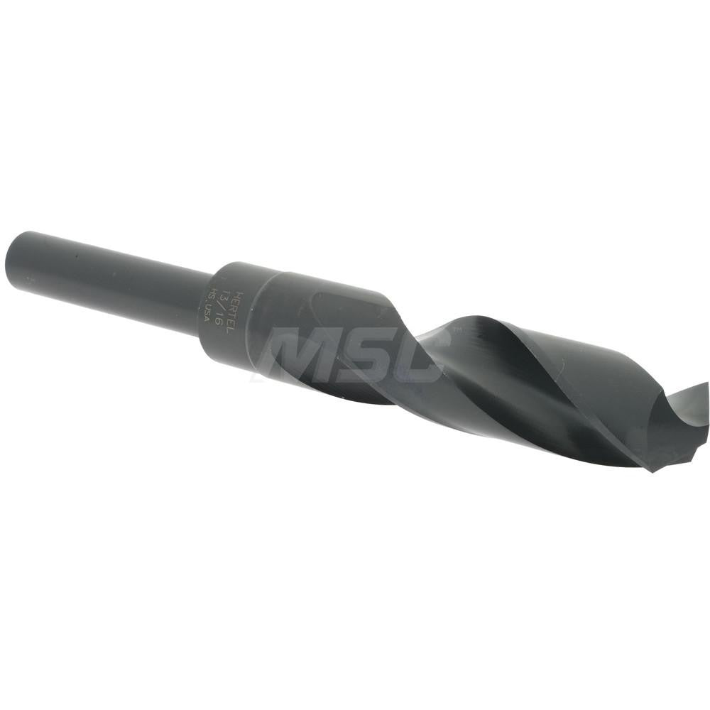 Hertel 02387827 Reduced Shank Drill Bit 13/16'' Dia, 1/2'' Shank Dia, 118 °, High Speed Steel