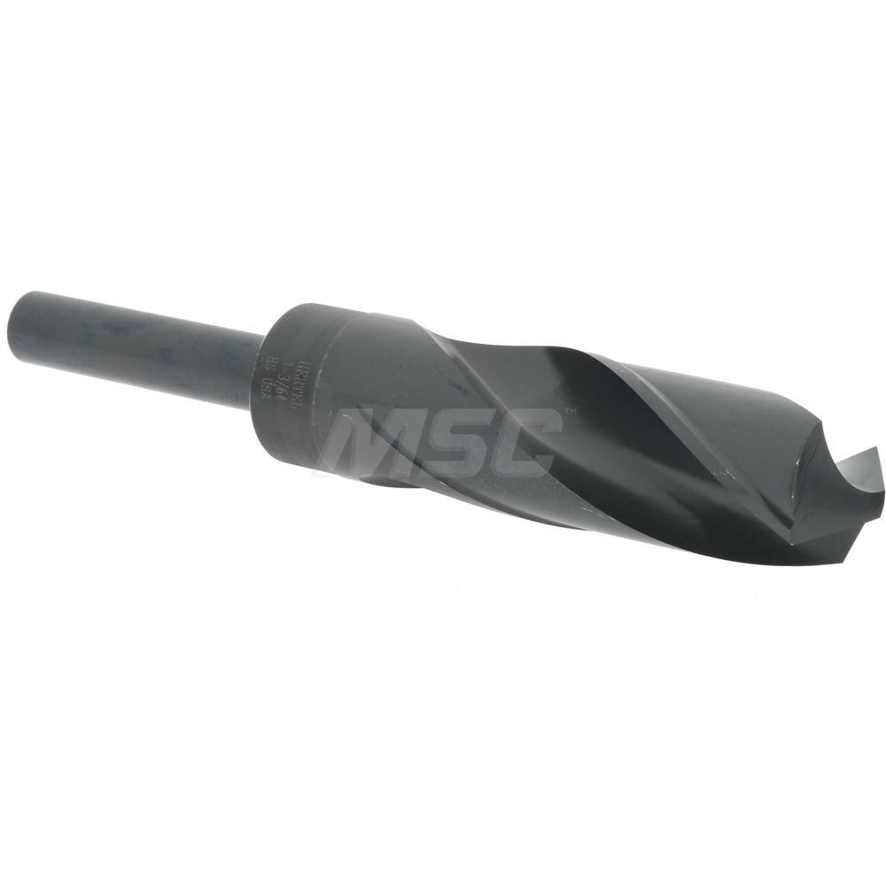 Hertel 02387975 Reduced Shank Drill Bit 1-3/64'' Dia, 1/2'' Shank Dia, 118 °, High Speed Steel