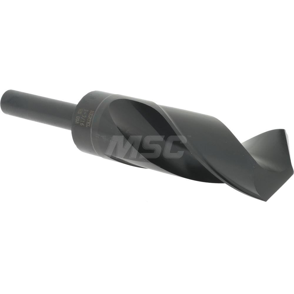 Hertel 02388064 Reduced Shank Drill Bit 1-3/16'' Dia, 1/2'' Shank Dia, 118 °, High Speed Steel