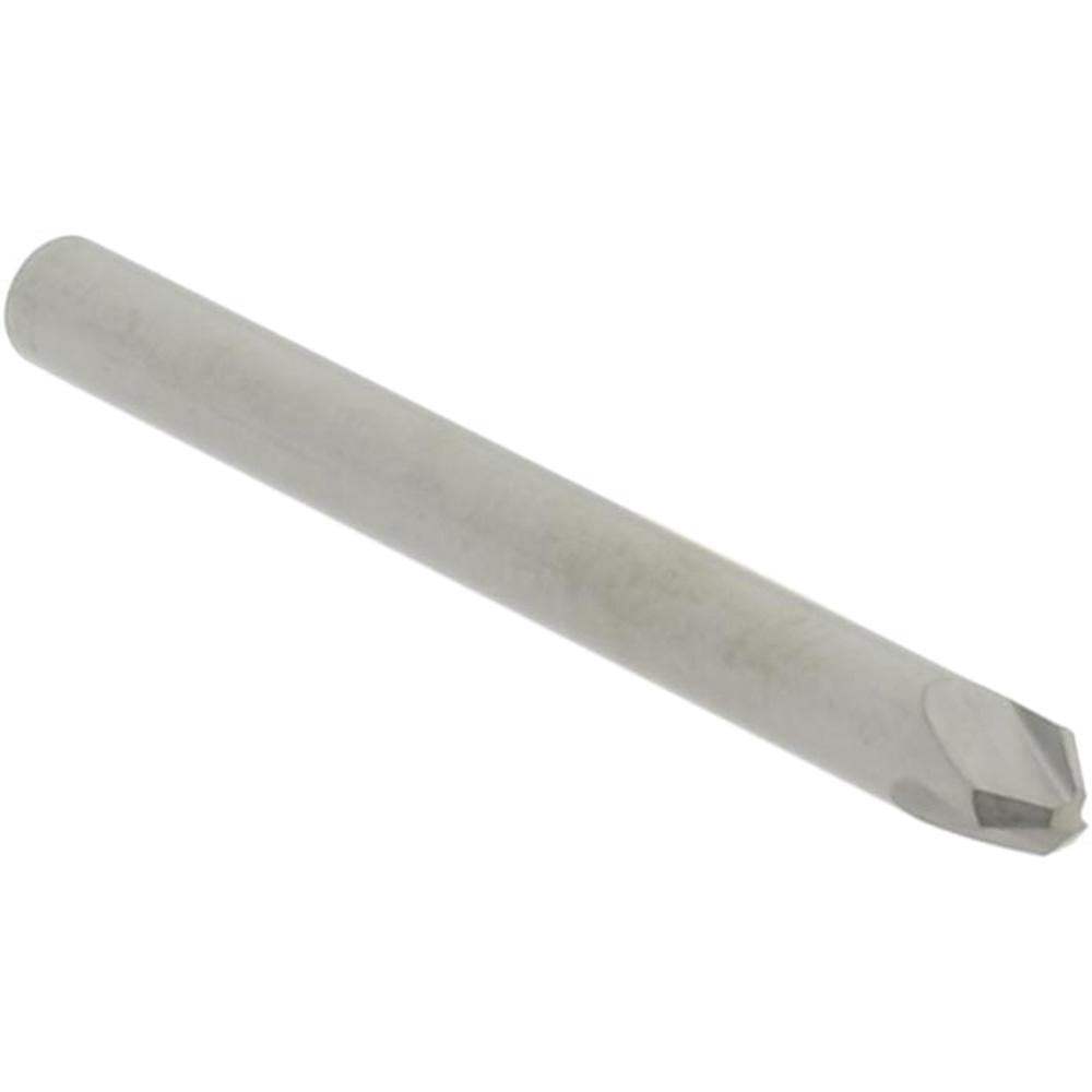 Hertel 333-001060 Countersink 1/8" Head Dia, 82.00 deg Included Angle, 3 Flute, Solid Carbide, Right Hand Cut