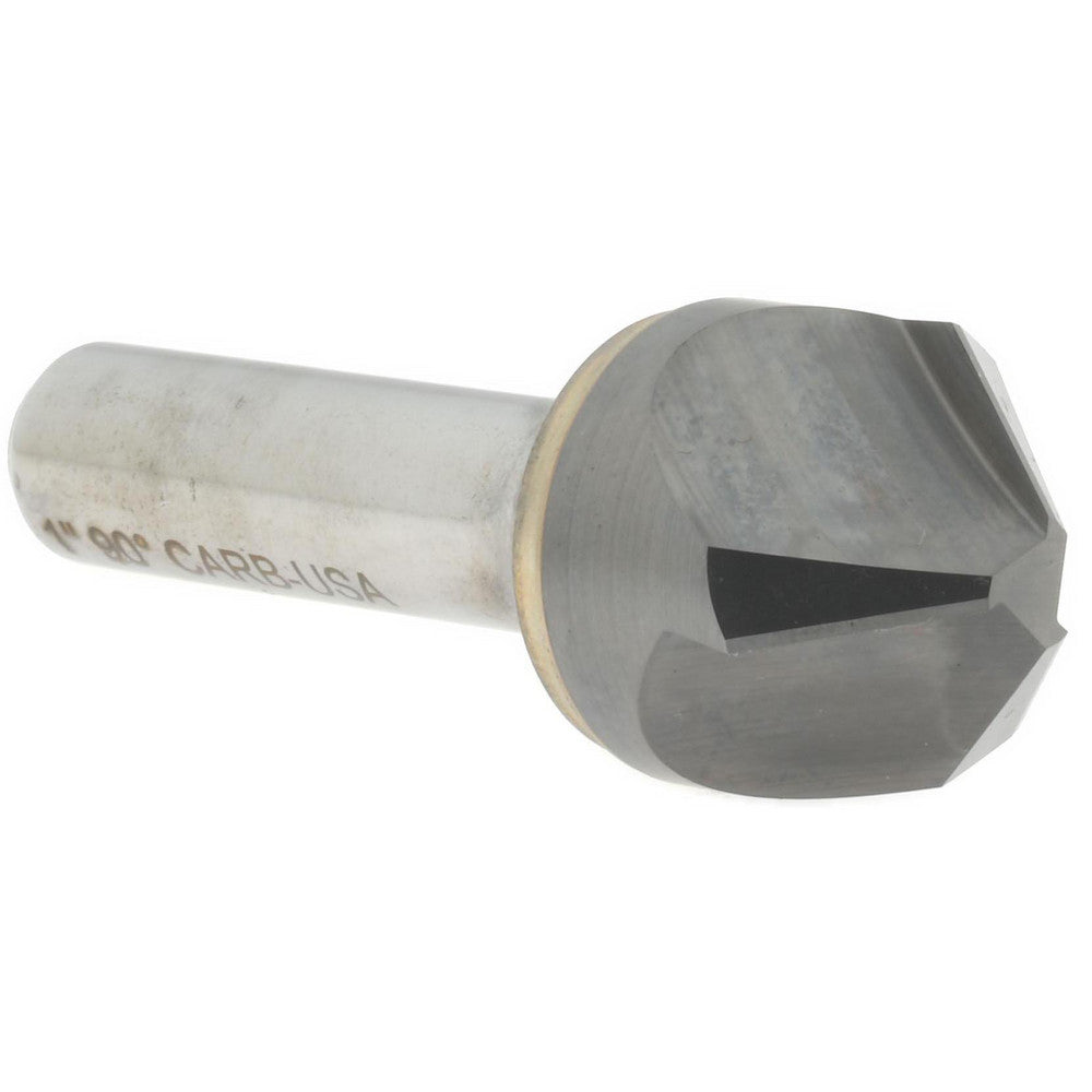 Hertel 333-010070 Countersink 1" Head Dia, 90.00 deg Included Angle, 3 Flute, Solid Carbide, Right Hand Cut