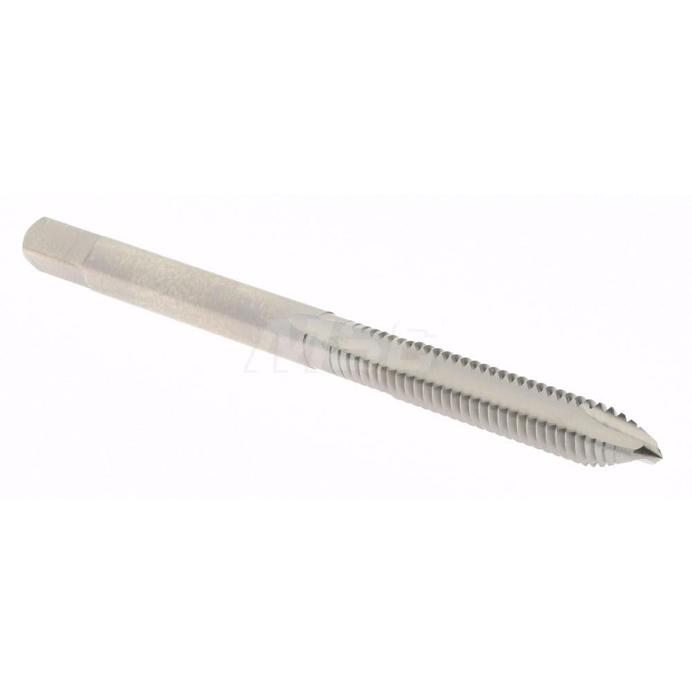 Hertel K014514AS Spiral Point Tap #8-32 UNC, 2 Flutes, Plug Chamfer, HSS, Bright/Uncoated Coated