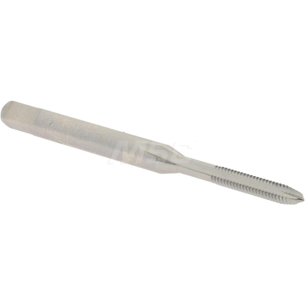Hertel K008043AS Spiral Point Tap #2-56 UNC, 2 Flutes, Plug Chamfer, 2B Class of Fit, HSS, Bright/Uncoated Coated