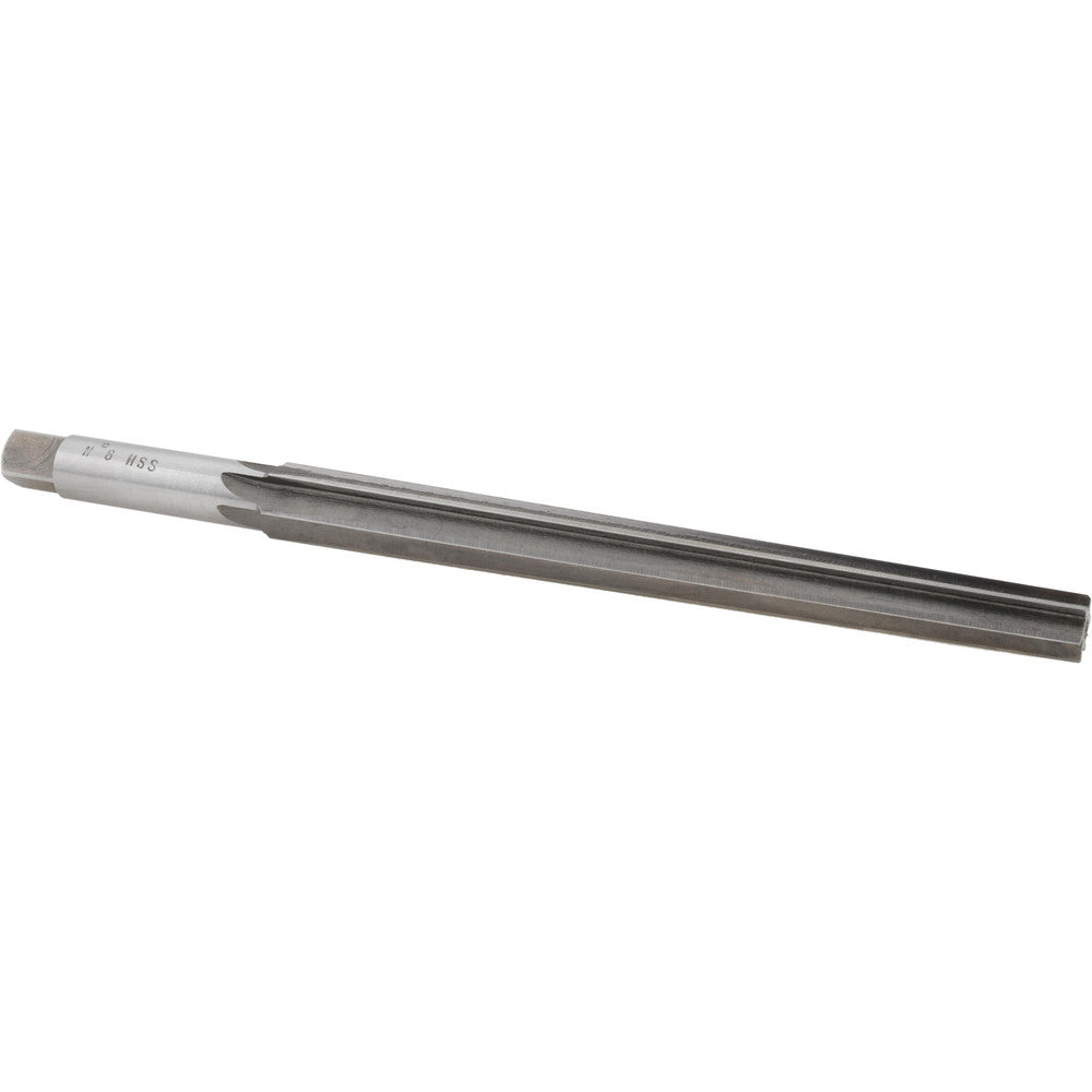 Value Collection SM24N08 Taper Pin Reamer #8 Pin, 0.3971" Small End, 0.505" Large End, High Speed Steel