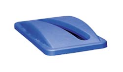 Rubbermaid FG270388BLUE Trash Can & Recycling Container Lid Rectangle, For 15.88 gal Recycle Container