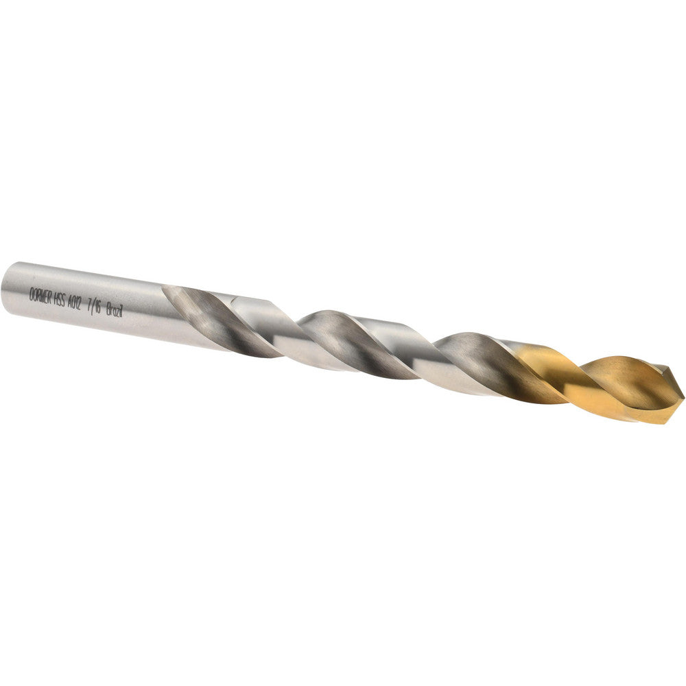 Dormer Pramet 5966699 Jobber Drill 7/16" Dia, 118 deg Point, High Speed Steel