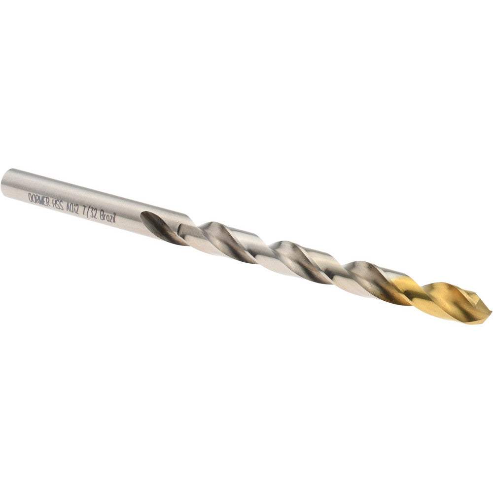 Dormer Pramet 5966704 Jobber Drill 7/32" Dia, 118 deg Point, High Speed Steel