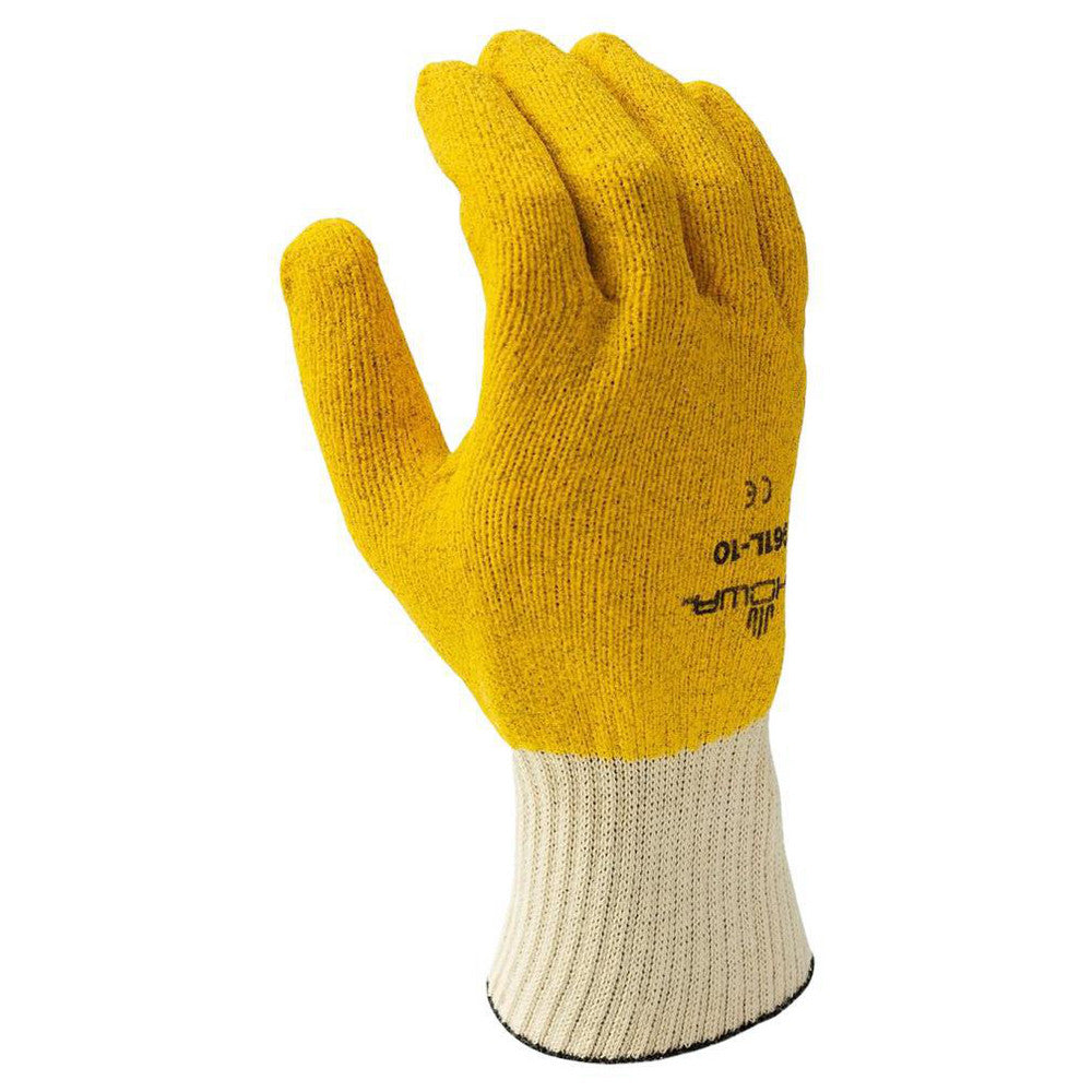 SHOWA 961M-09 General Purpose Work Gloves Medium, Vinyl Coated, Cotton
