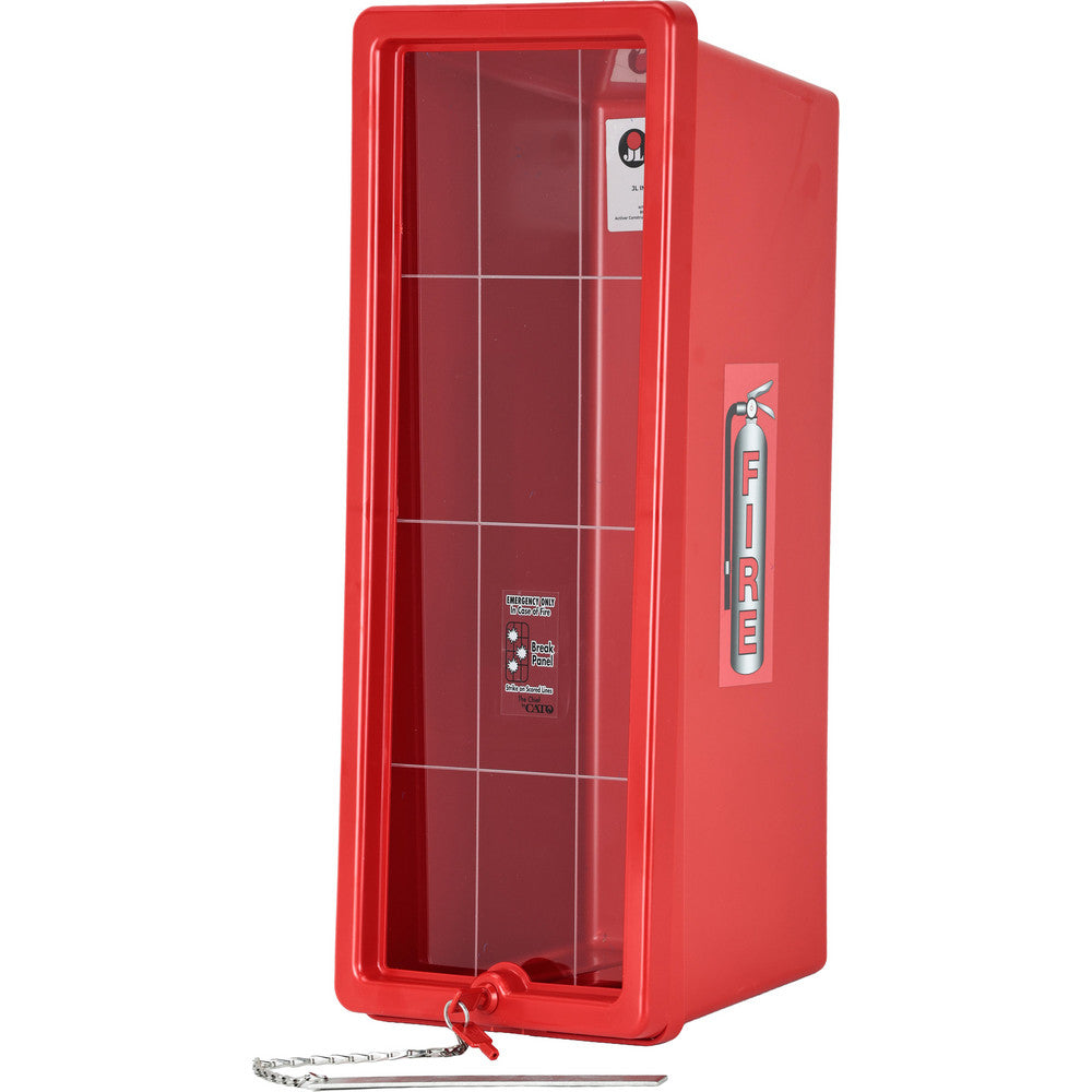 Cato,Inc 105-20 RRC-B 20 Lb. Capacity, Surface Mount, Crystal Polystyrene Fire Extinguisher Cabinet