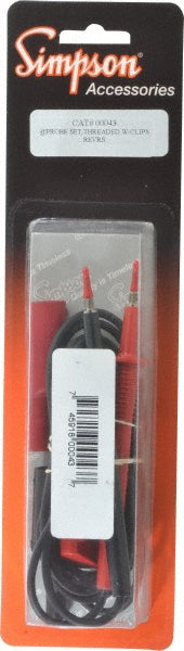 Simpson Electric 00043 Probe Set Use with Analog Multimeter