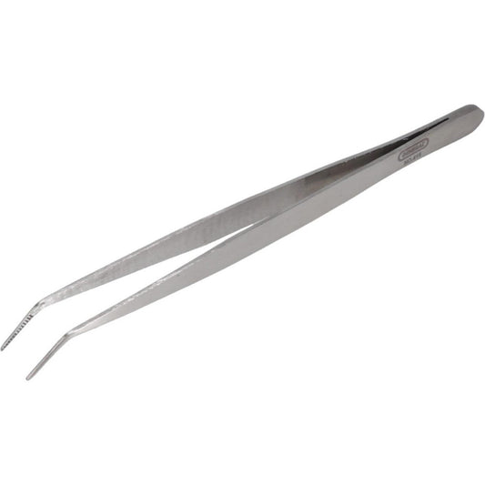 General 415 Utility Tweezer Curved Tip, 6-1/2" OAL