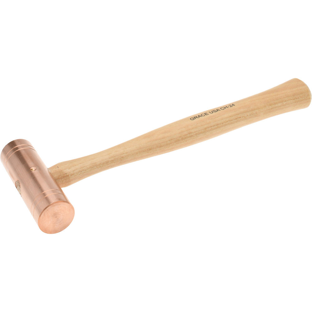 Select CH24 Non-Marring Hammer 24 oz, 1-1/4" Face Dia, Copper Head