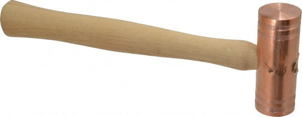 Select CH32 Non-Marring Hammer 2 lb, 1-1/2" Face Dia, Copper Head