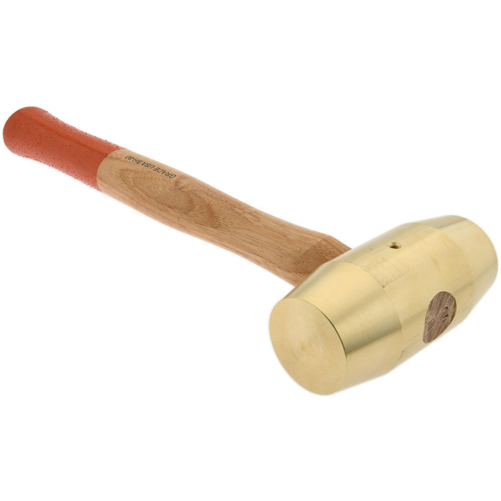Select BH-80 Non-Marring Hammer 5 lb, 1-7/8" Face Dia, Brass Head