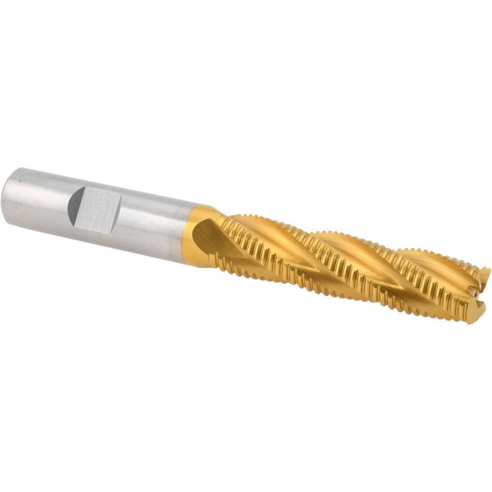 Hertel 02477339 Roughing End Mill 1/2" Dia, 4 Flute, Single End, Cobalt