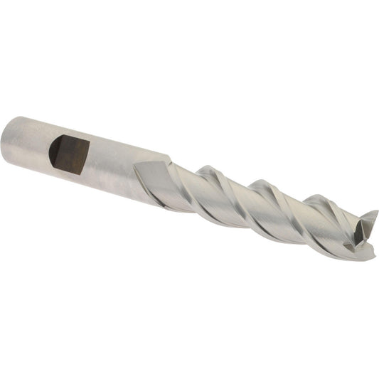 Hertel E107103201 Square End Mill 1/2" Dia, 2" LOC, 3 Flutes, High Speed Steel