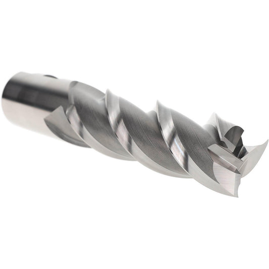 Hertel E107111601 Square End Mill 1-1/4" Dia, 4" LOC, 3 Flutes, High Speed Steel